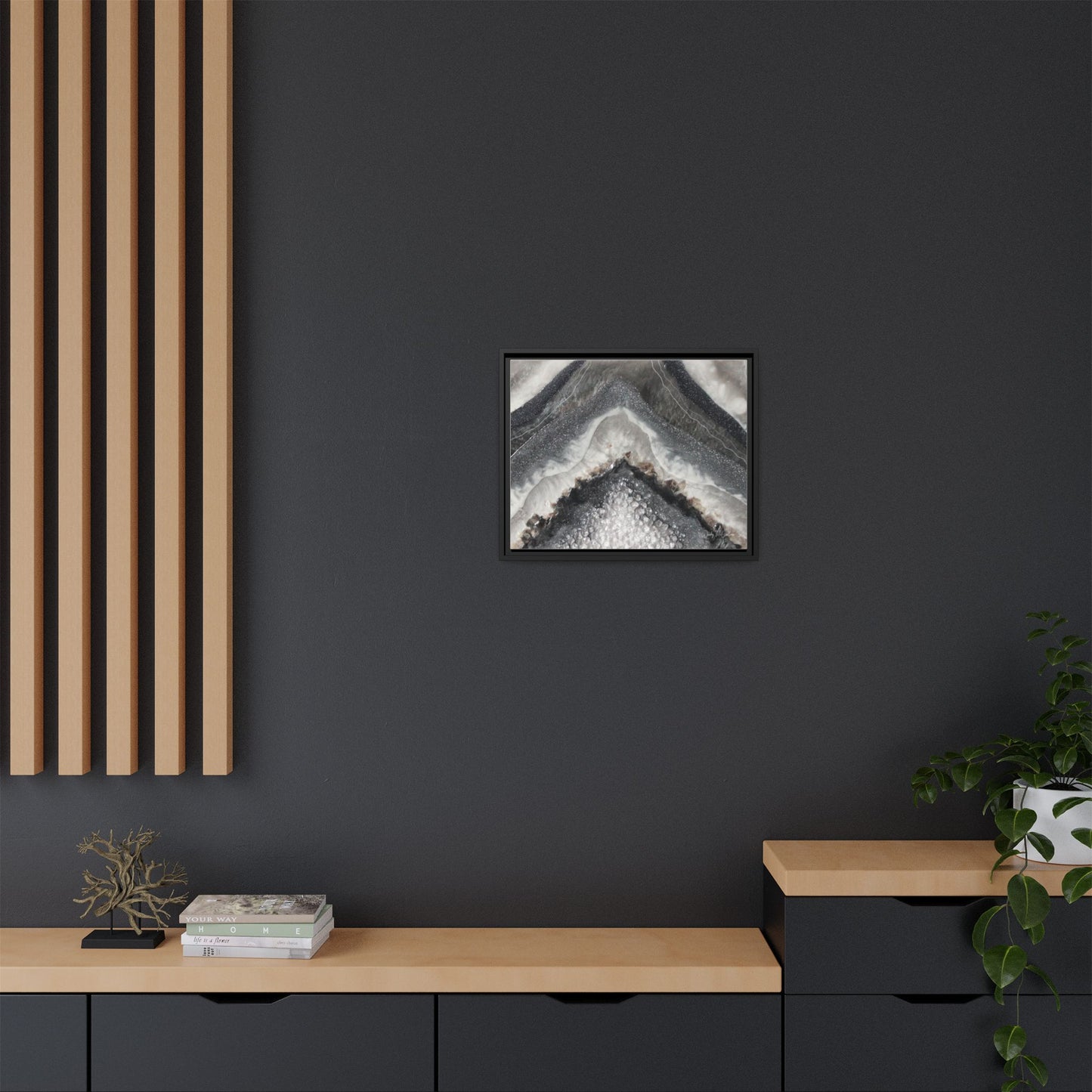 Grey Moonstone Framed Print - Splendour
