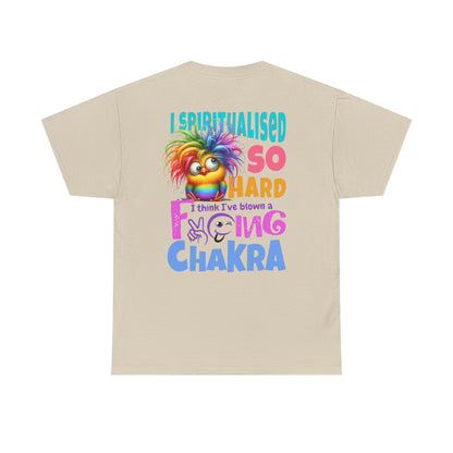 I Spiritualised Too Hard… I Think I’ve Blown a Chakra – Funny Rainbow Chick T-Shirt