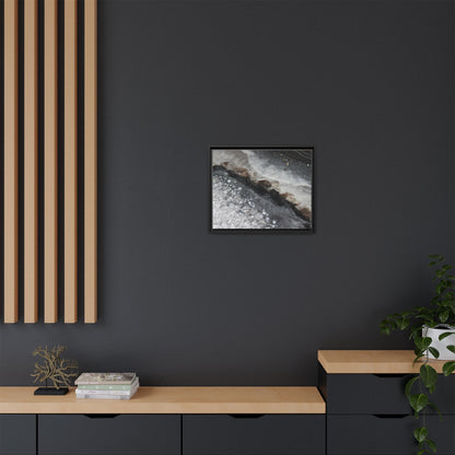 Grey Moonstone Framed Print - Opulence