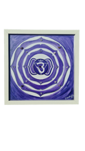 Load image into Gallery viewer, Mandala for Manifesting - Framed embellished crystal infused Print