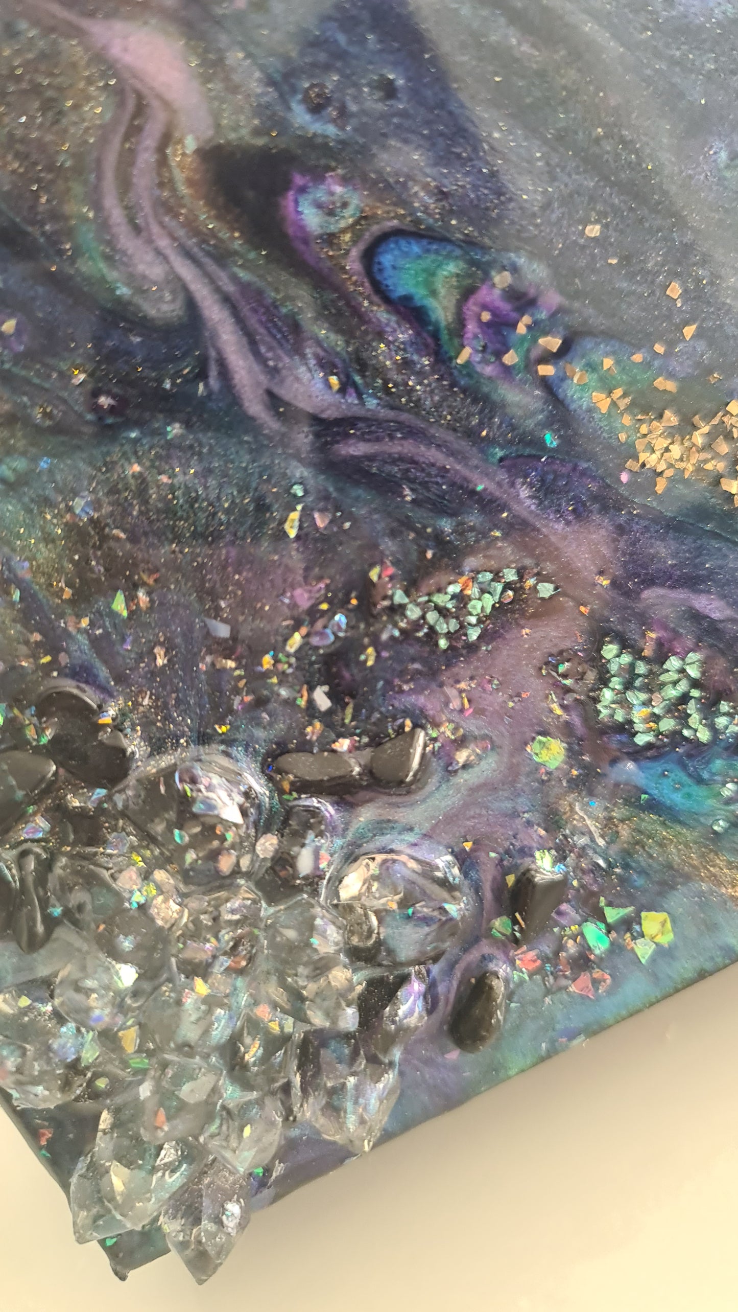 Eclipse protector - Mini Geode Art   3/5 in series