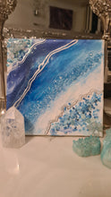 Load image into Gallery viewer, Reflections series - Mini Geode Art   2/2