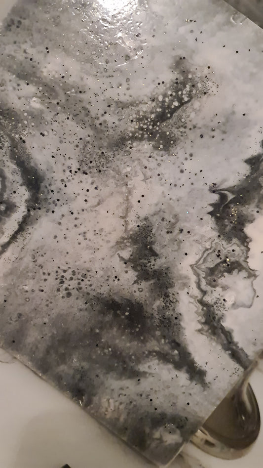 Equilibrium  Mini Geode Resin Art