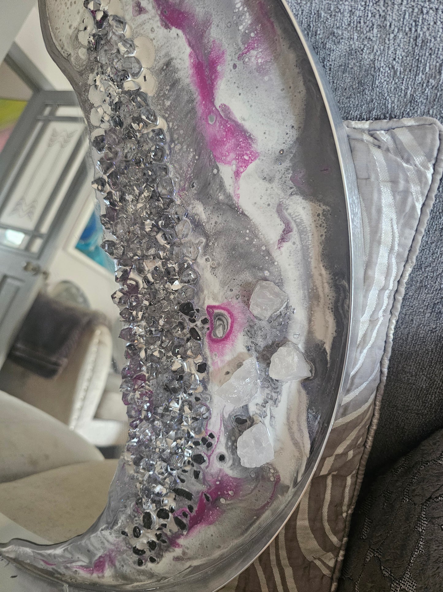 Resin Mirror - Protection, love & harmony