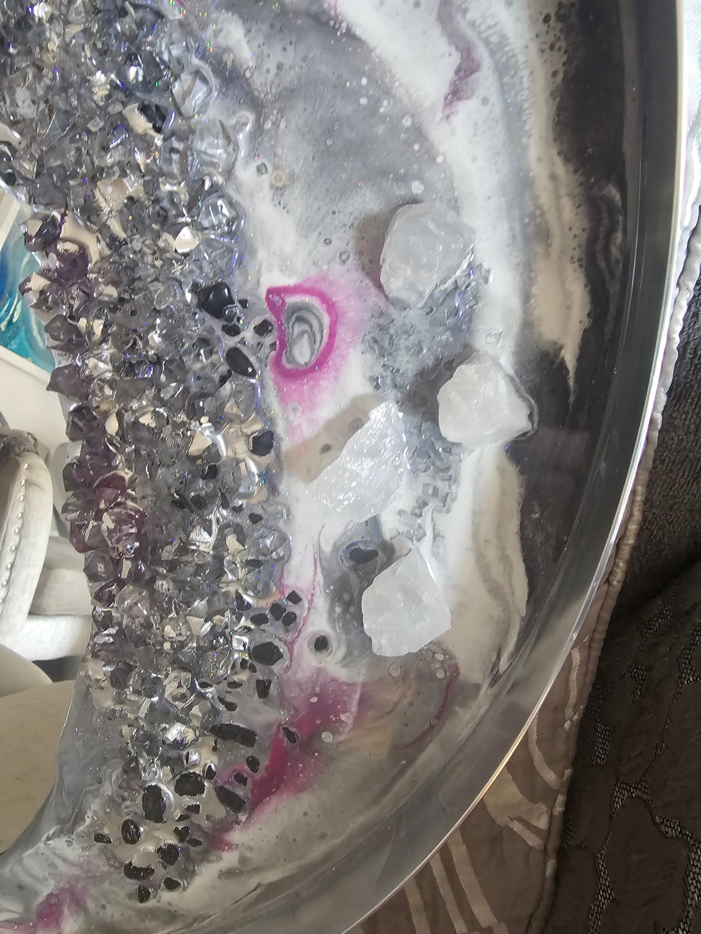 Resin Mirror - Protection, love & harmony