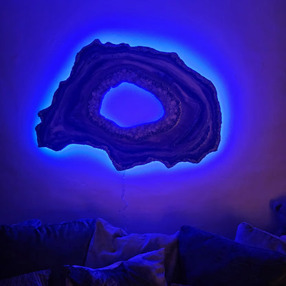 Tranquility - Amethyst Resin Geode - Frequency art