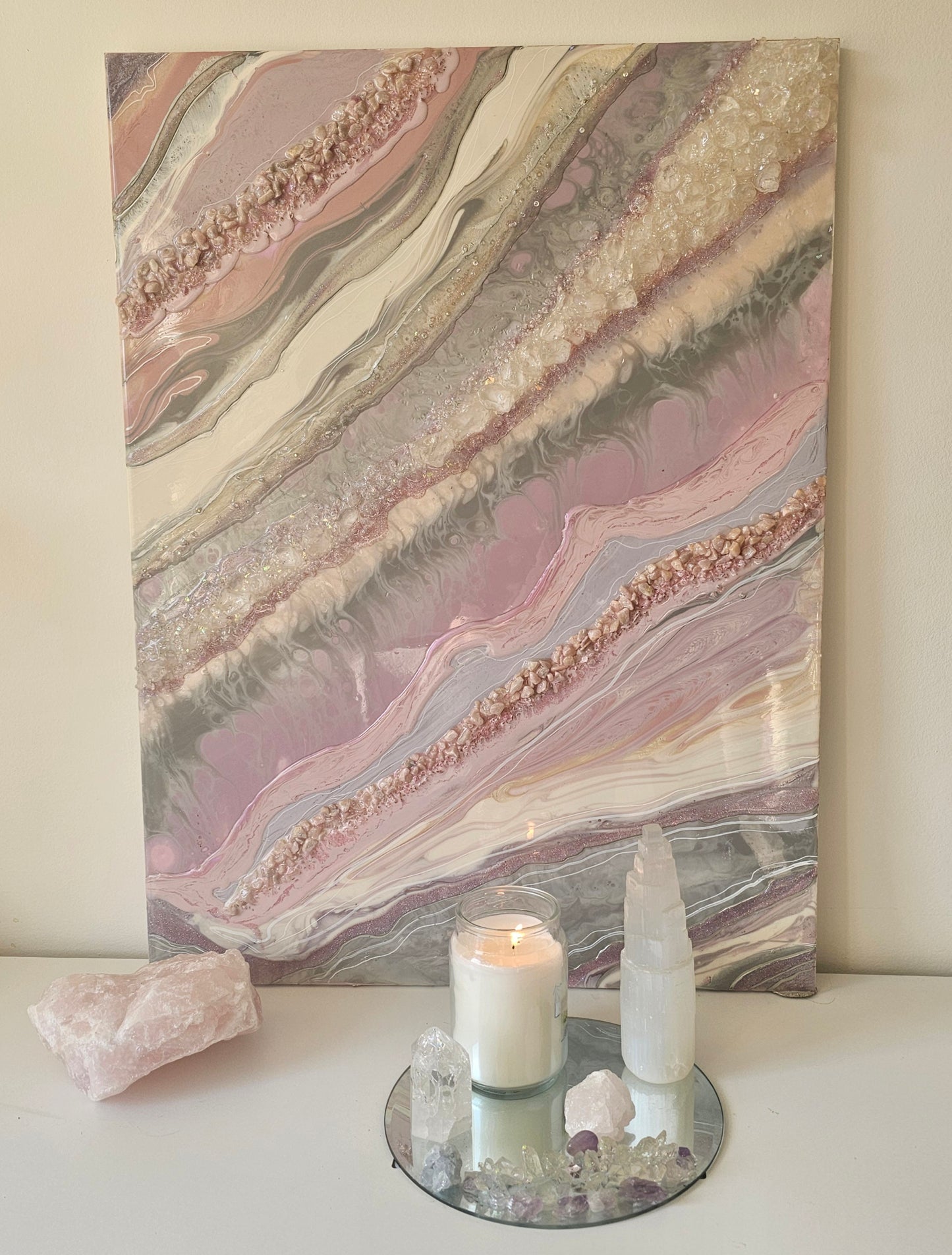 Soul Radiance – Intuitive Crystal Wall Art 1 of 2