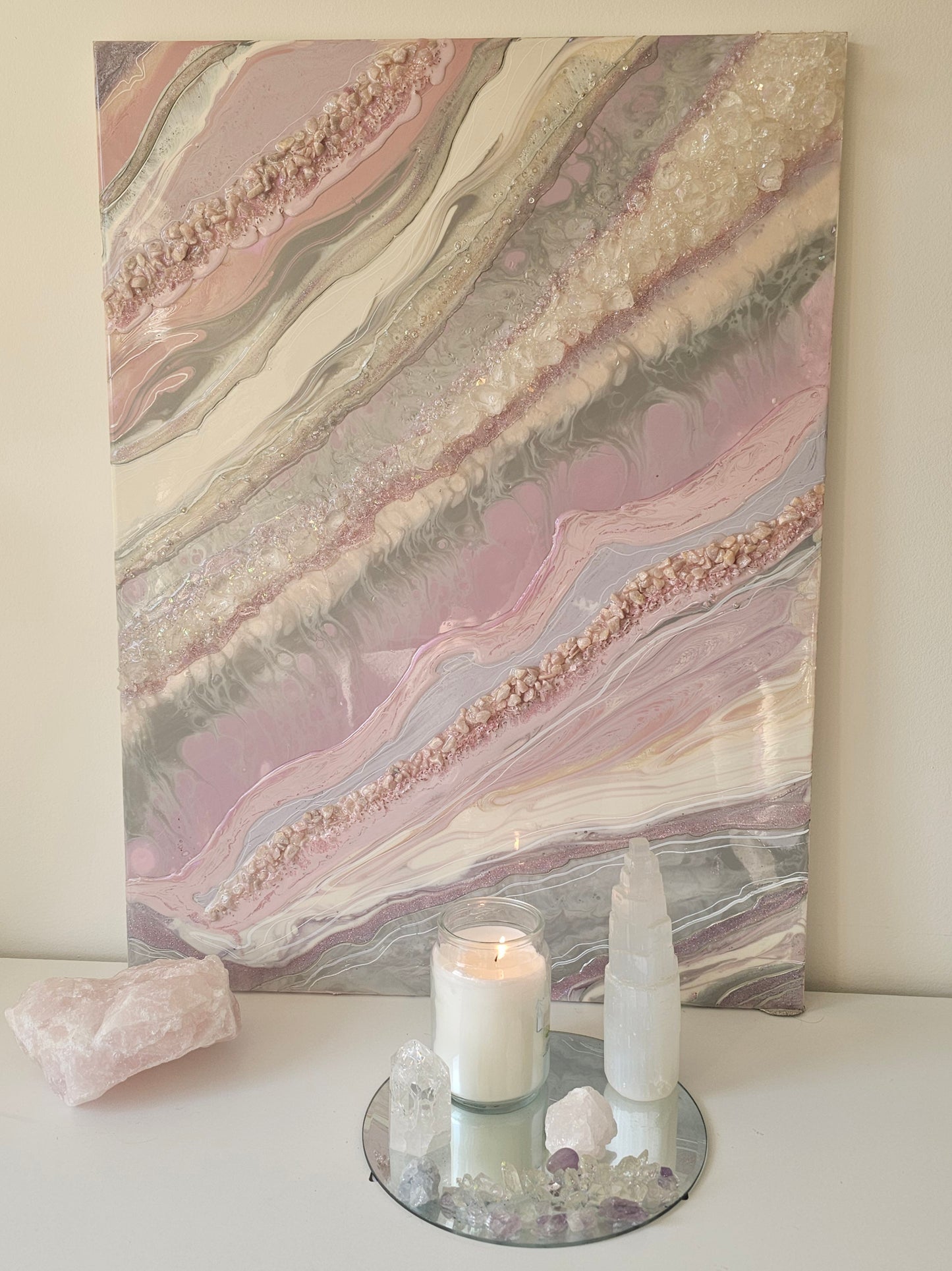 Soul Radiance – Intuitive Crystal Wall Art 1 of 2