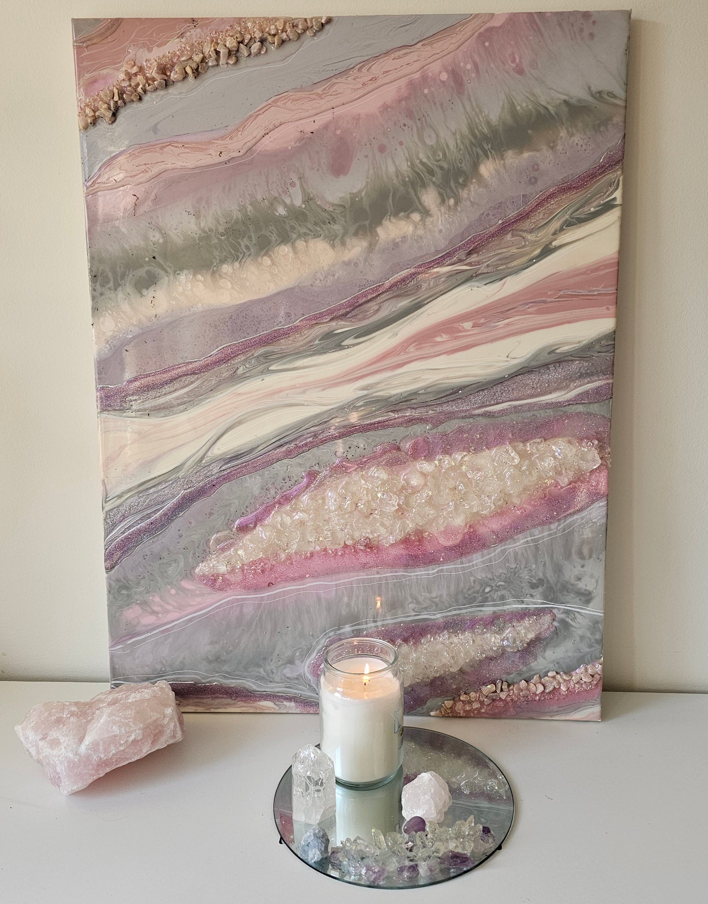 Soul Radiance – Intuitive Crystal Wall Art 2 0f 2