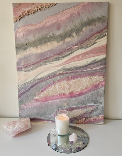 Soul Radiance – Intuitive Crystal Wall Art 2 0f 2