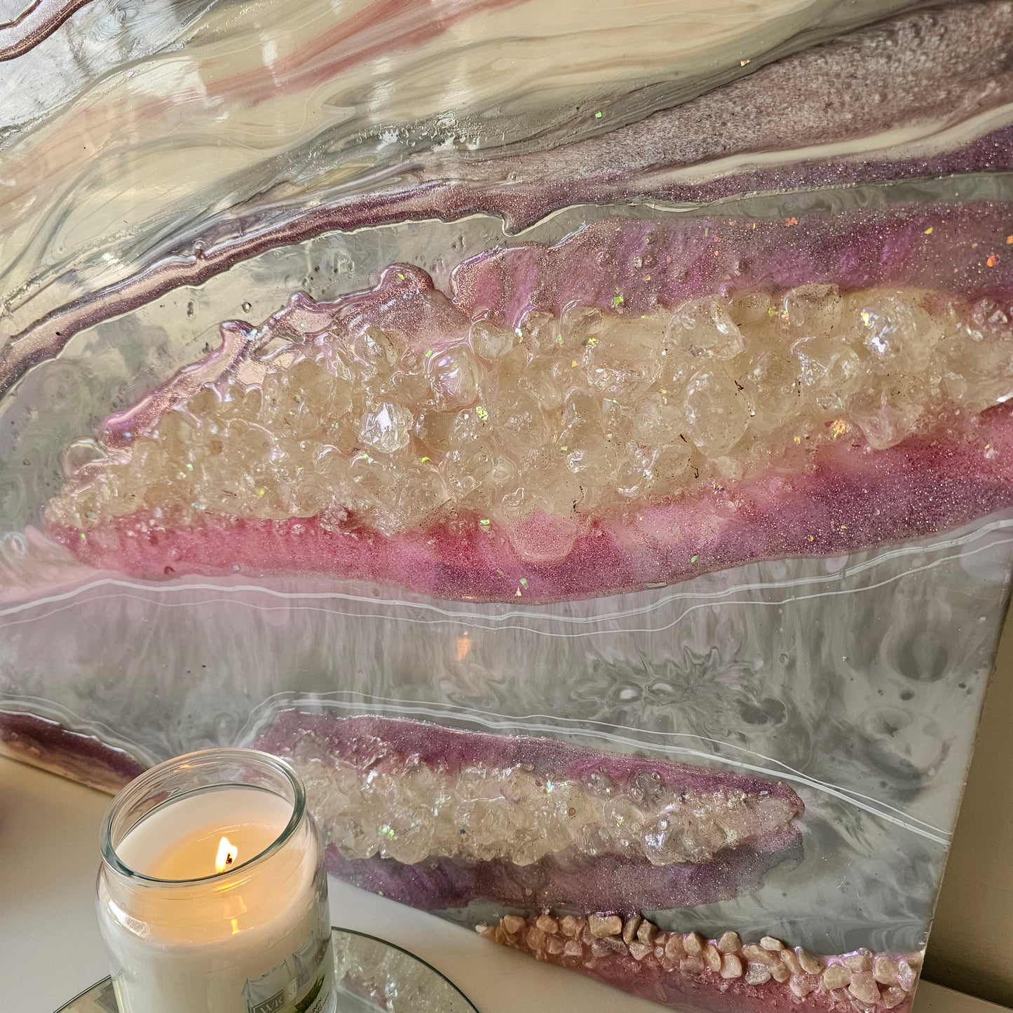 Soul Radiance – Intuitive Crystal Wall Art 2 0f 2