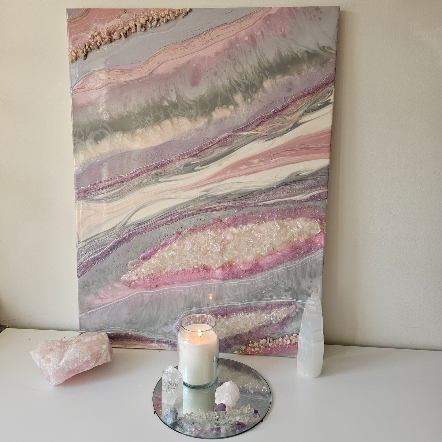 Soul Radiance – Intuitive Crystal Wall Art 2 0f 2