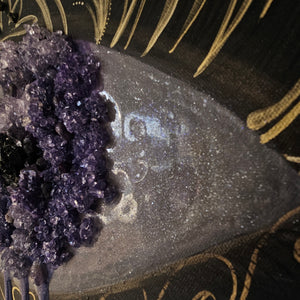 Soul’s Eye Resin Artwork – Crystal Eye for Healing & Protection