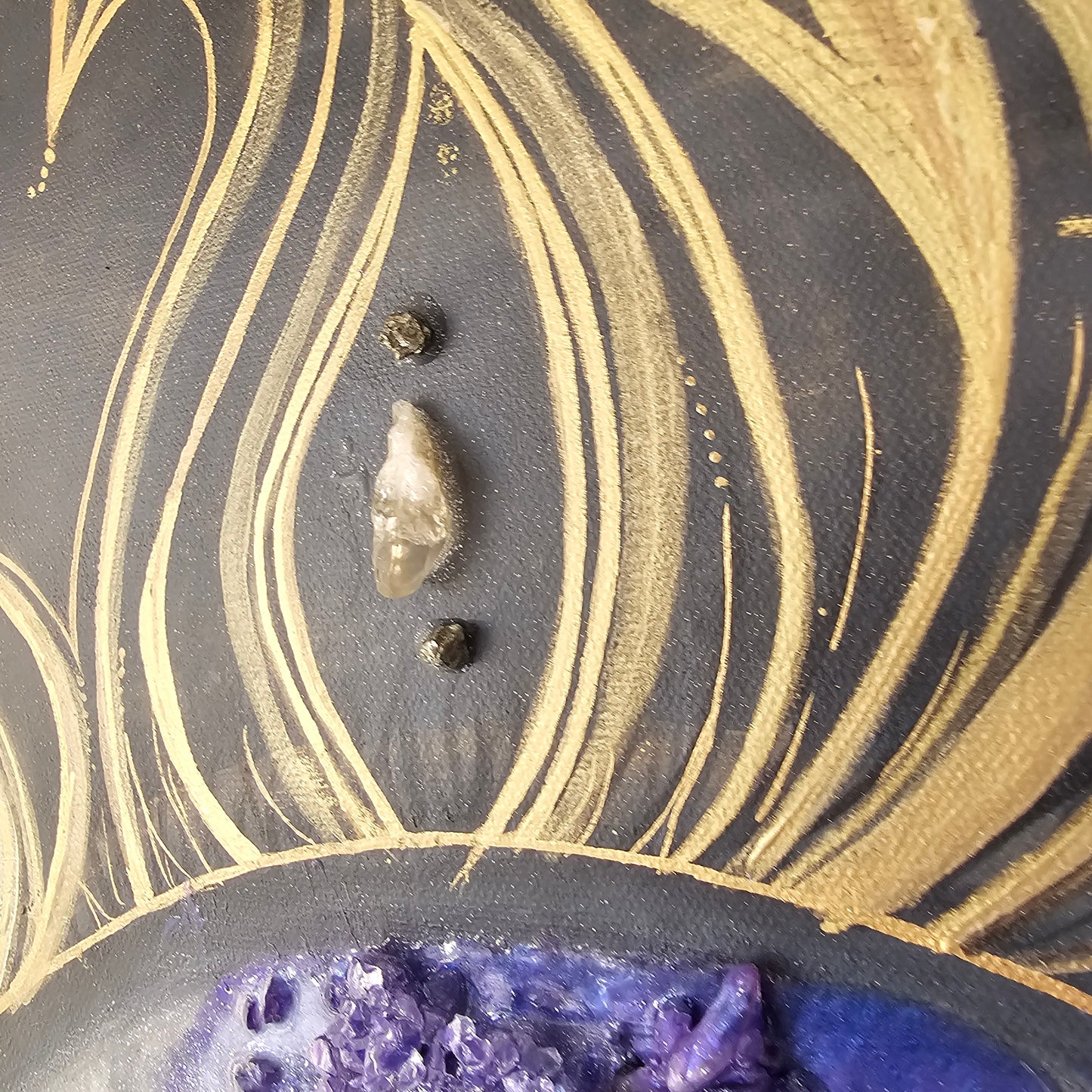 Soul’s Eye Resin Artwork – Crystal Eye for Healing & Protection