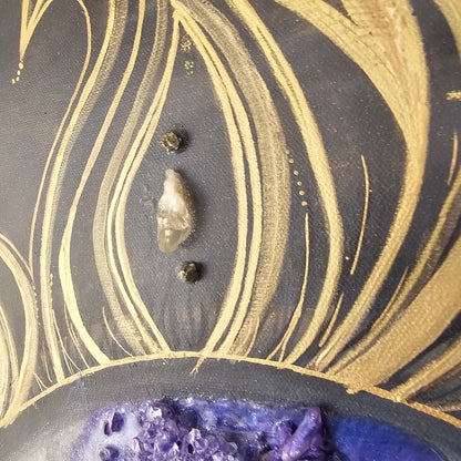 Soul’s Eye Resin Artwork – Crystal Eye for Healing & Protection