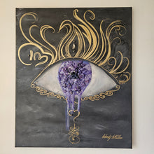 Load image into Gallery viewer, Soul’s Eye Resin Artwork – Crystal Eye for Healing &amp; Protection