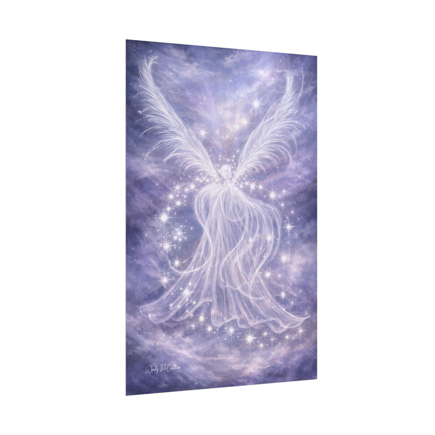 Archangel Jeremiel – Fine Art Print | Angel of Insight, Life Review & Spiritual Clarity
