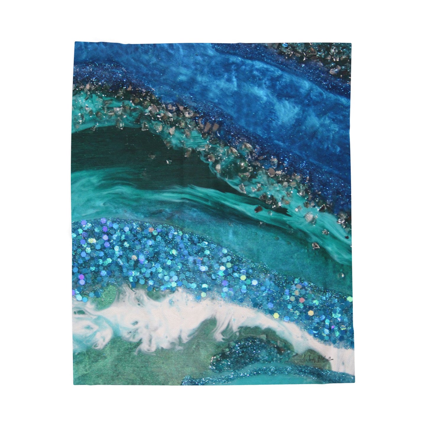 Elucidation Grace - Velveteen Plush Blanket