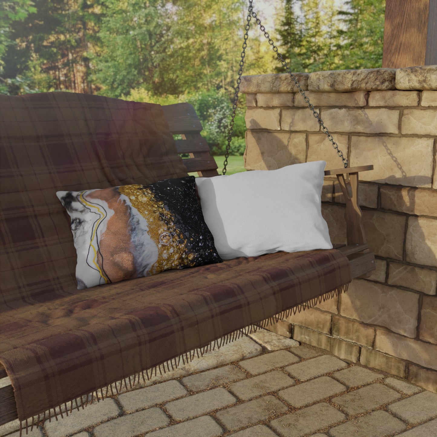 Alchemy Grace Outdoor Pillow - Patio Cushion