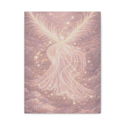 Archangel Chamuel Canvas – Love, Peace & Heart Healing