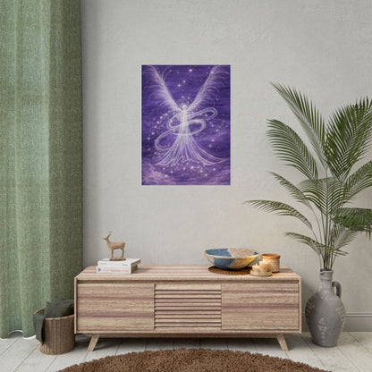 Archangel Zadkiel – Abstract Angel Fine Art Print Compassion, Forgiveness, Transformation