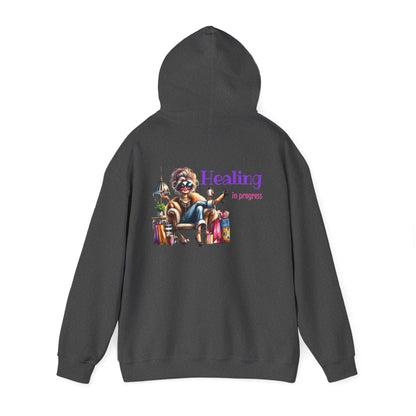 Healing in Progress – Strong Woman Empowerment Hoodie