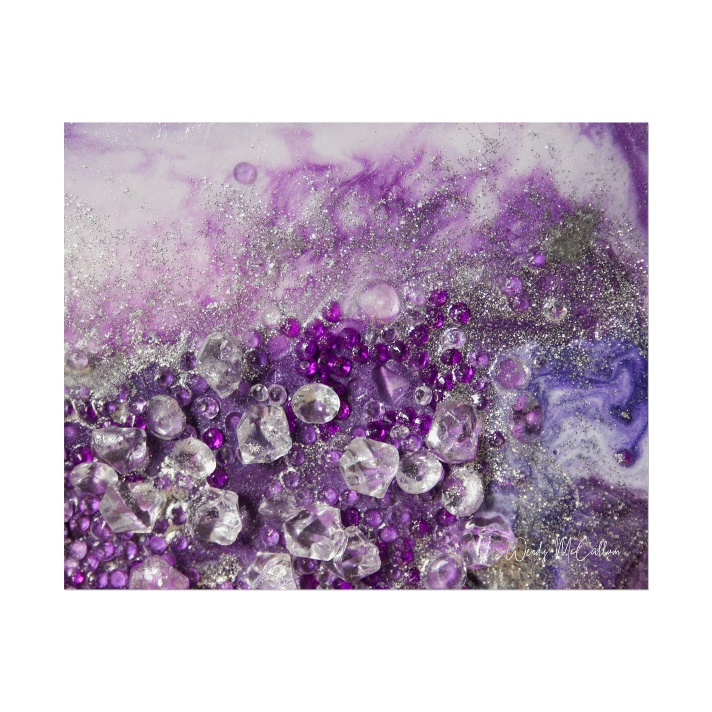 Amethyst Dreams Fine Art Print - Elegance