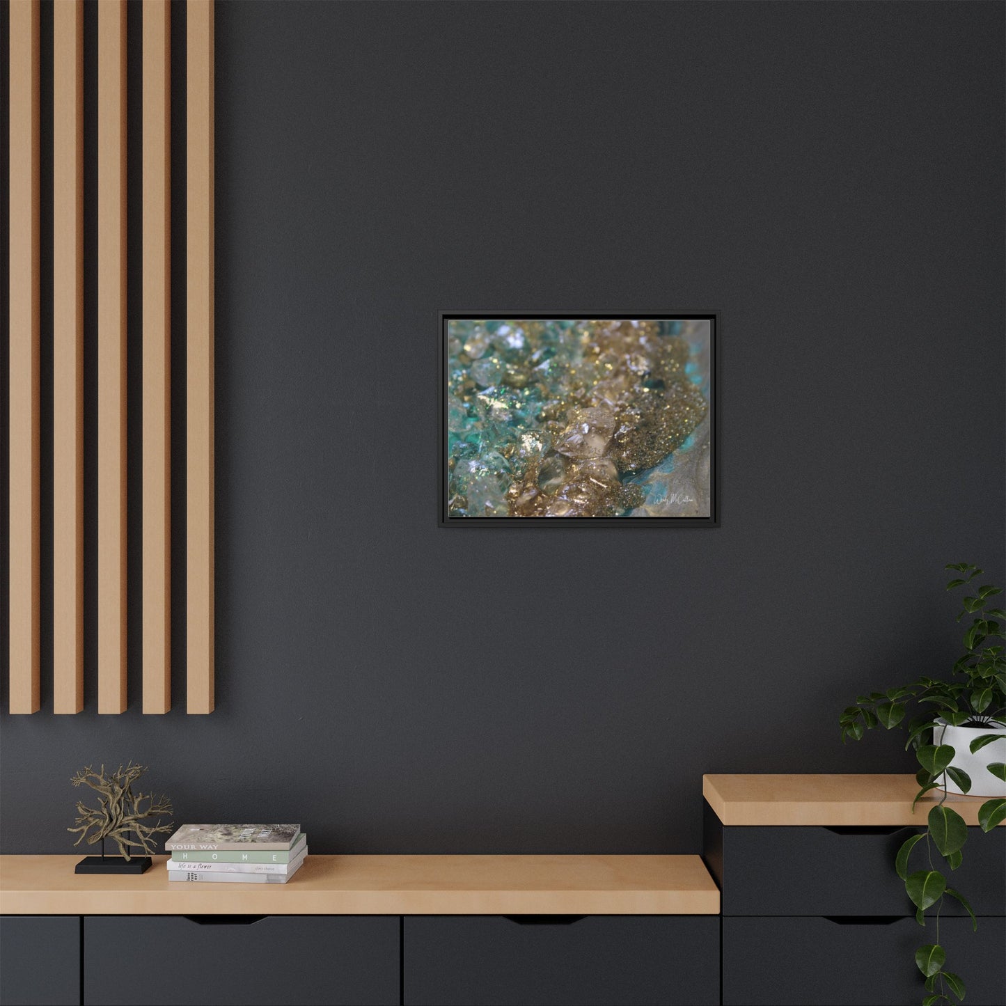 Dioptase Framed Print - Opulence