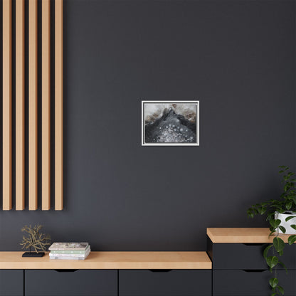 Grey Moonstone Framed Print - Elegance