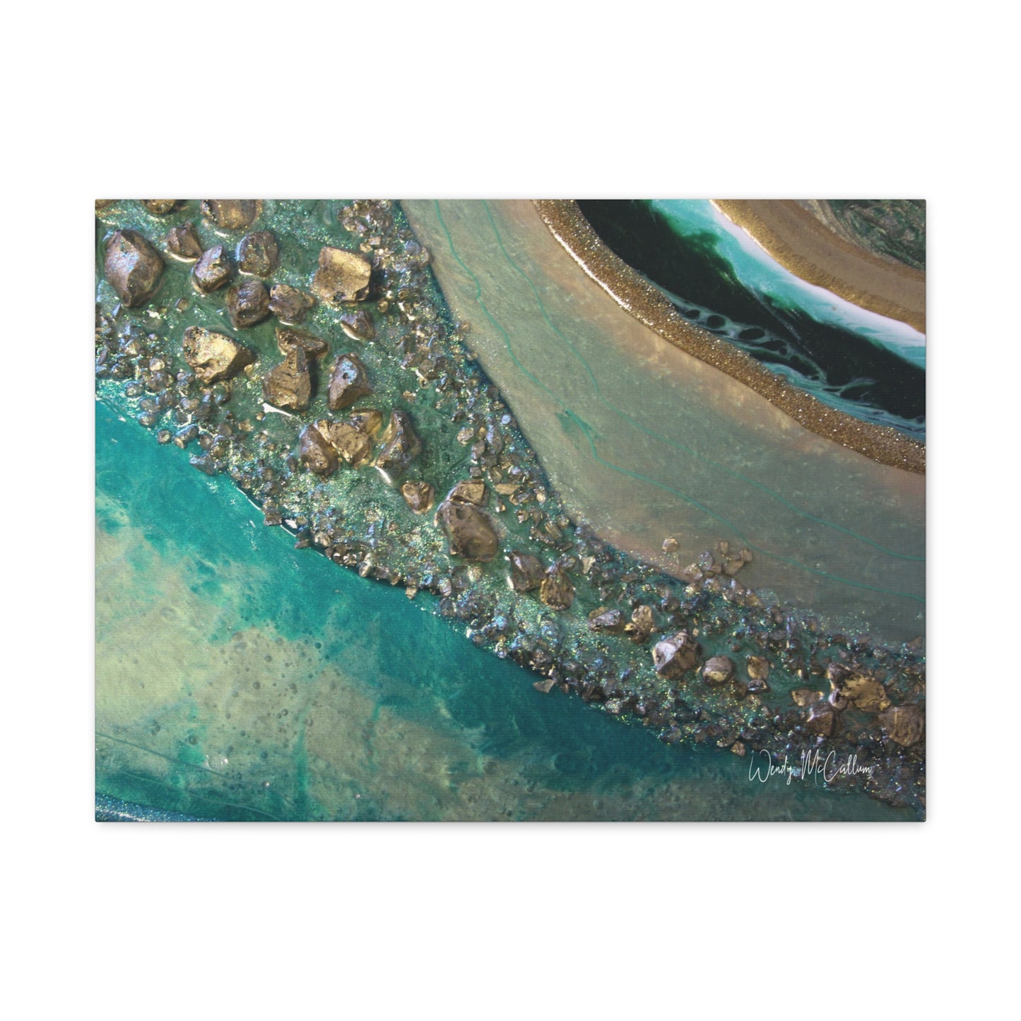 Dioptase Canvas Wall Art - Grace