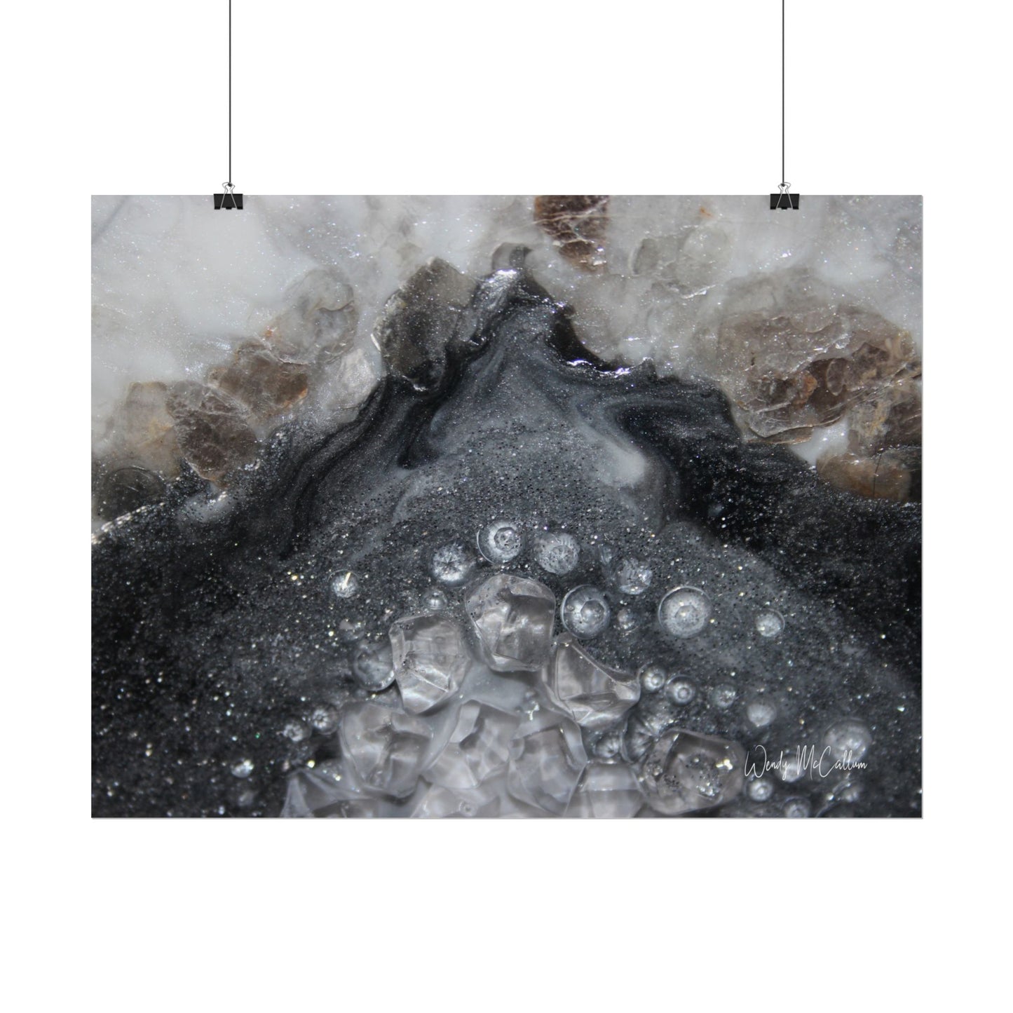 Grey Moonstone Fine Art Print - Elegance