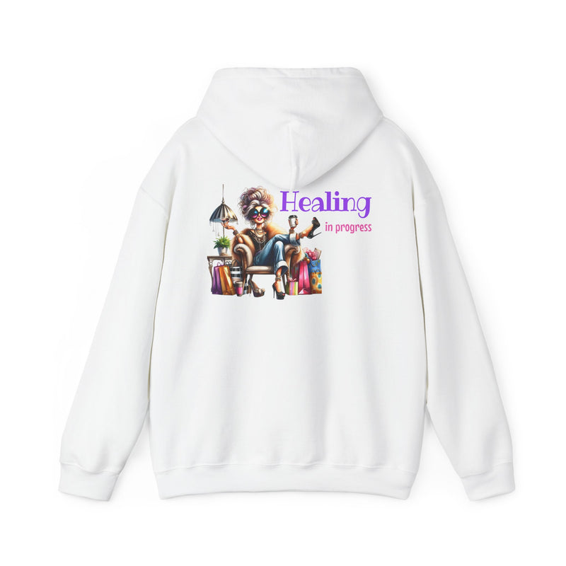 Healing in Progress – Strong Woman Empowerment Hoodie