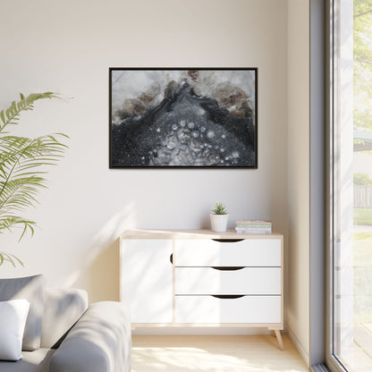 Grey Moonstone Framed Print - Elegance