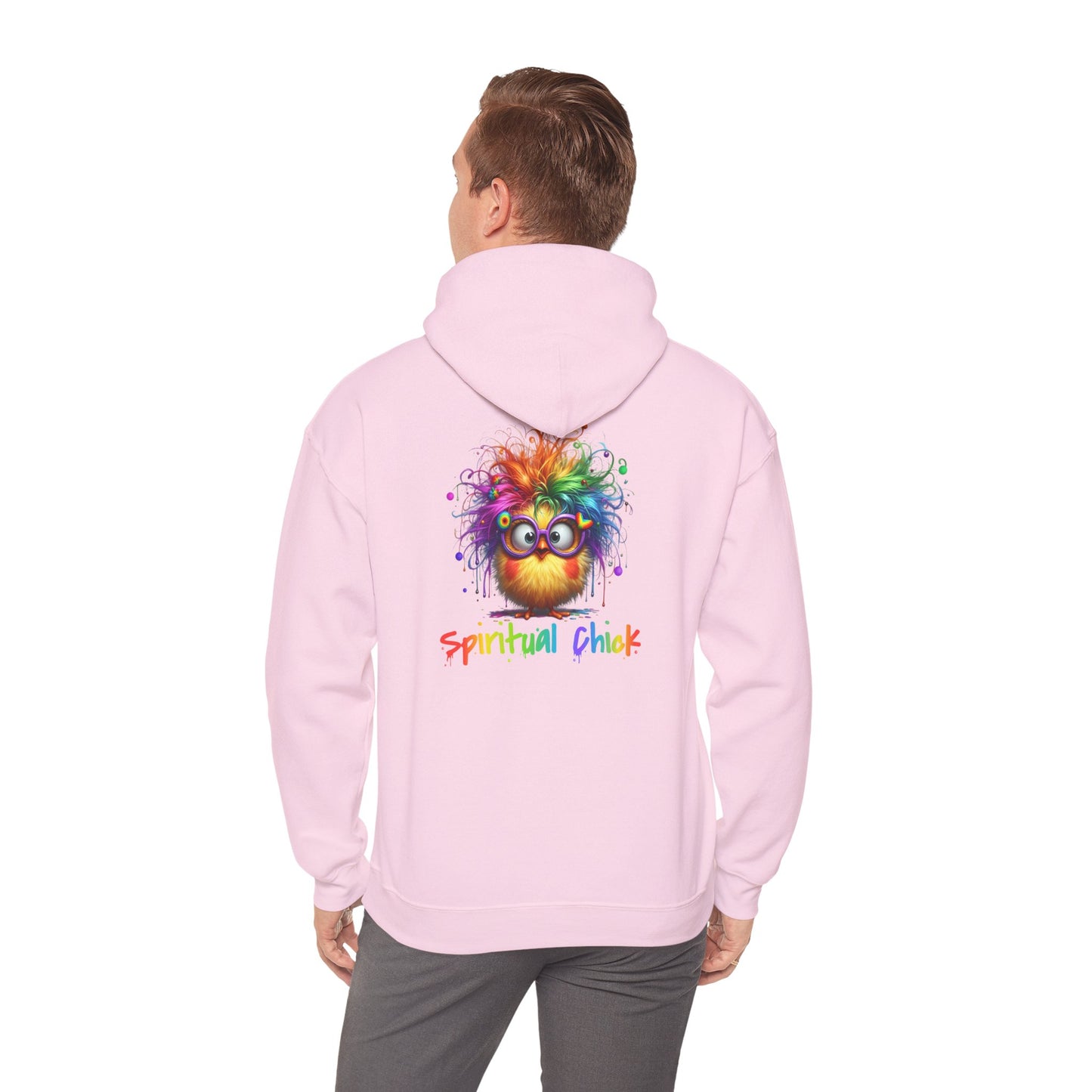 Spiritual Chick – Cute High-Vibe Rainbow Hoodie