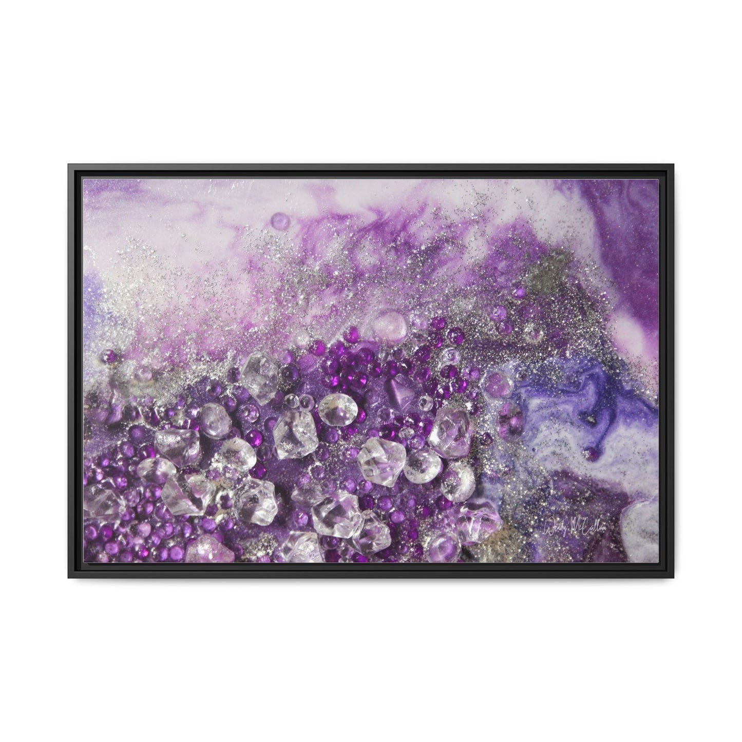 Amethyst Dreams Framed Print - Elegance