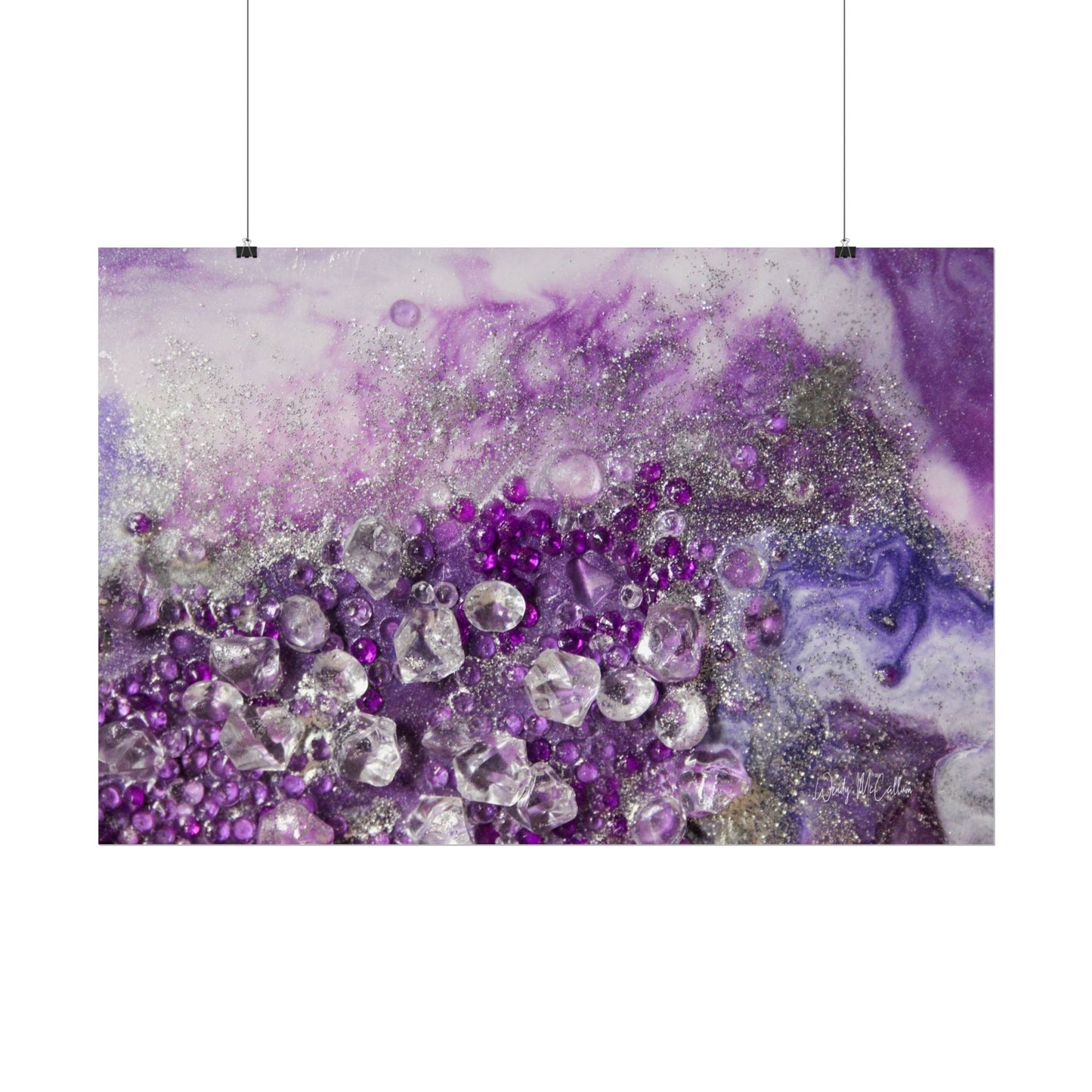 Amethyst Dreams Fine Art Print - Elegance