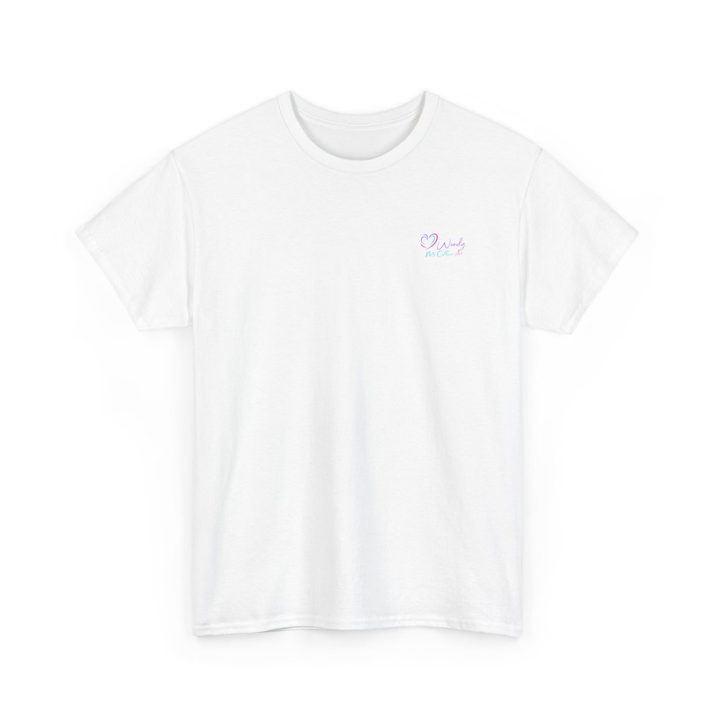 Im Mainly peace love & light -T‑Shirt