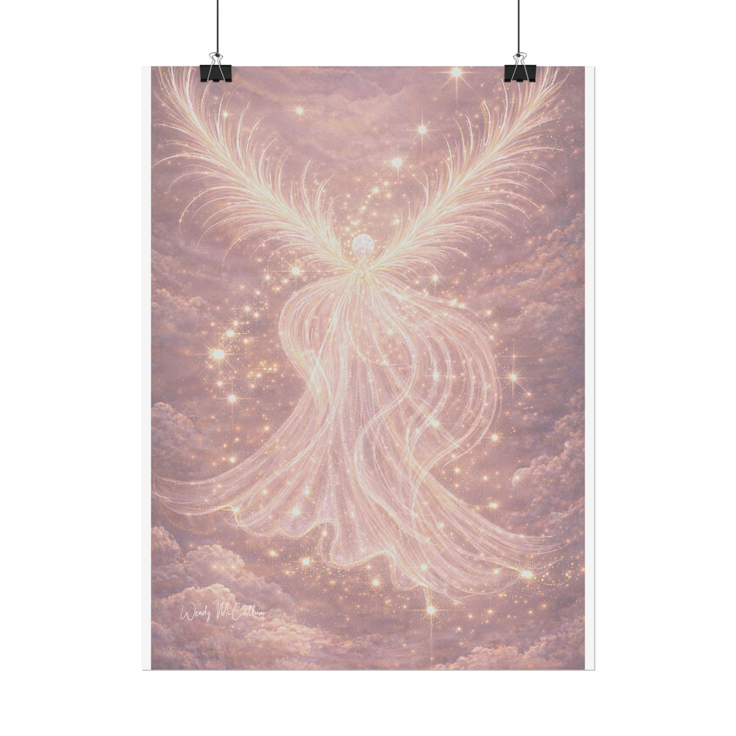 Archangel Chamuel – Fine Art Print | Angel of Love, Peace & Emotional Healing