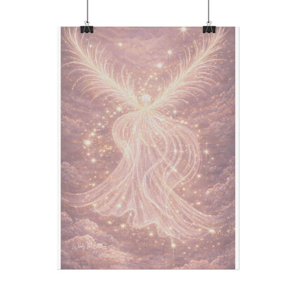 Archangel Chamuel – Fine Art Print | Angel of Love, Peace & Emotional Healing