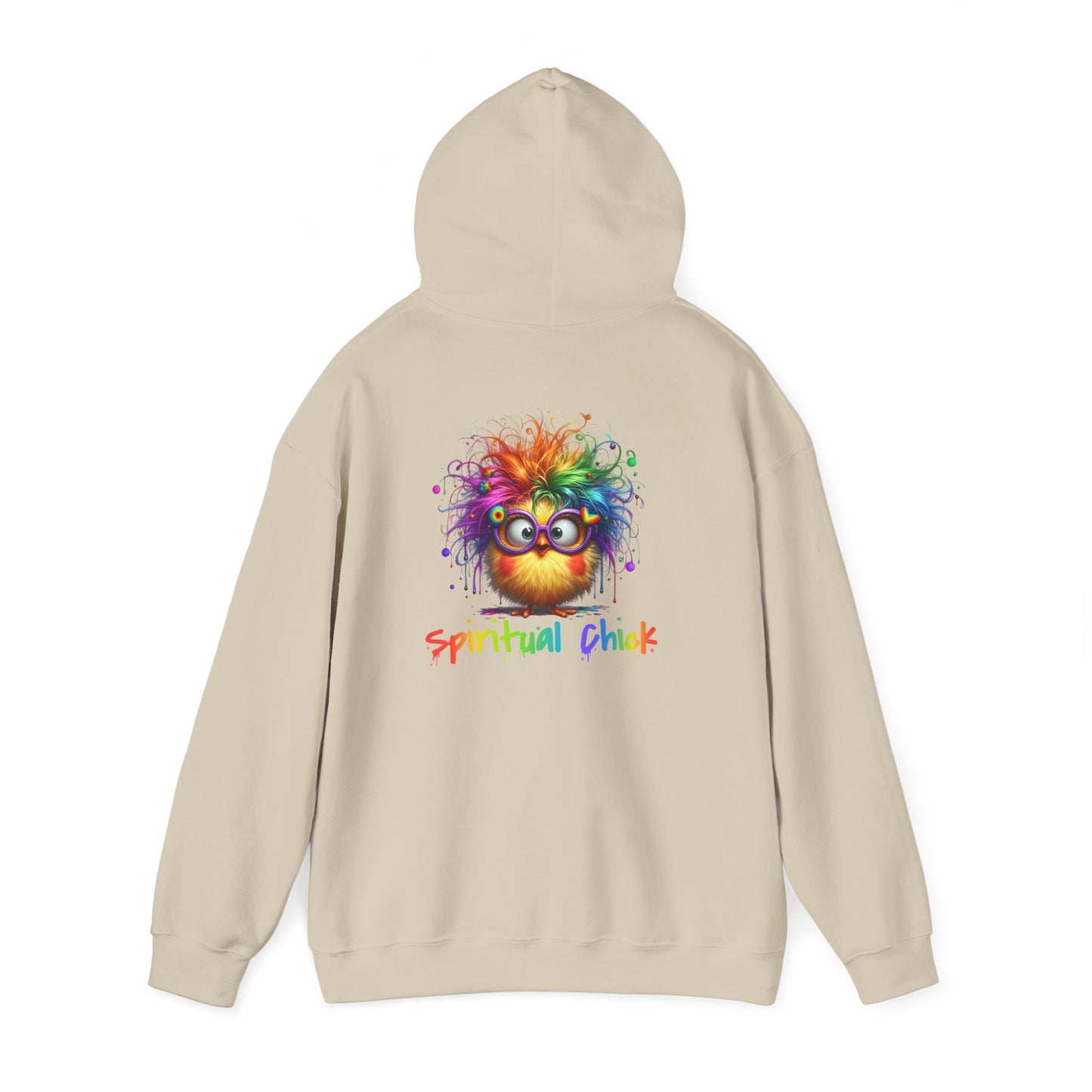 Spiritual Chick – Cute High-Vibe Rainbow Hoodie