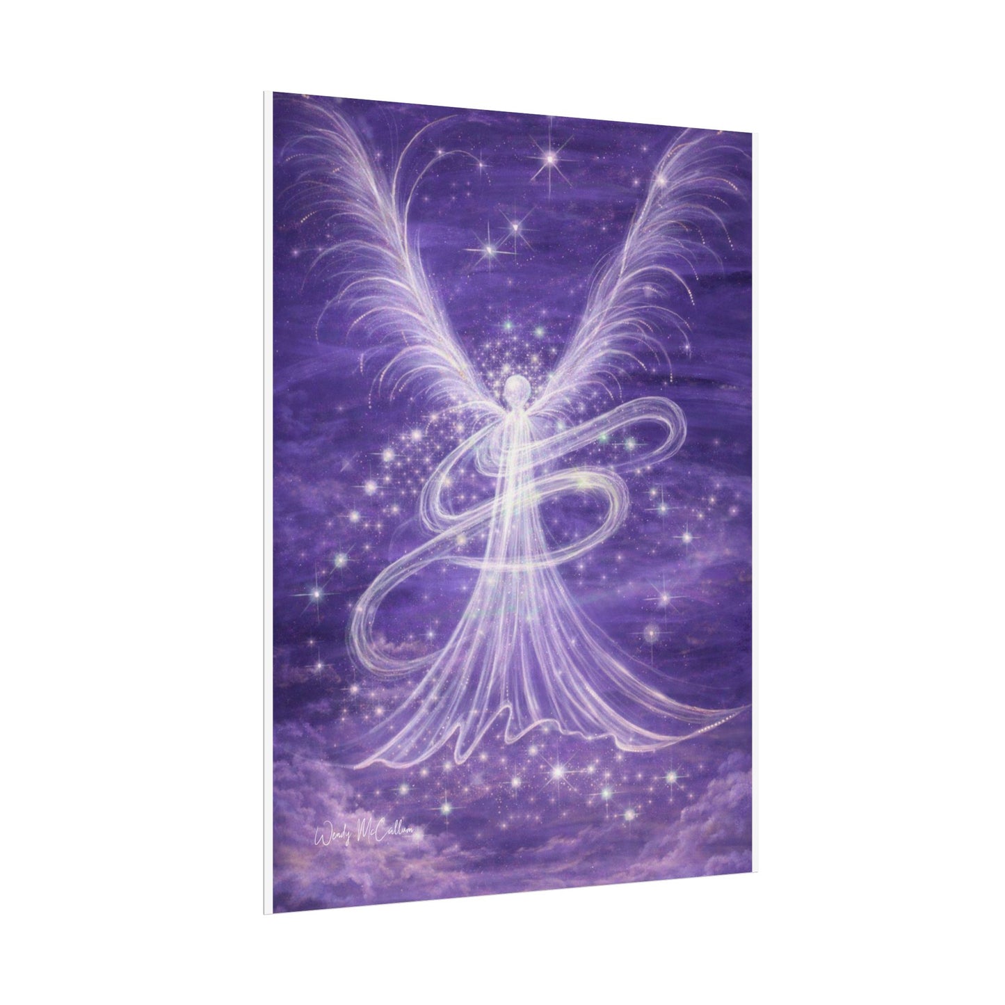 Archangel Zadkiel – Abstract Angel Fine Art Print Compassion, Forgiveness, Transformation