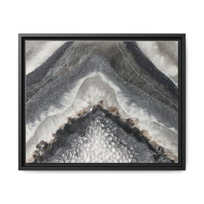 Grey Moonstone Framed Print - Splendour