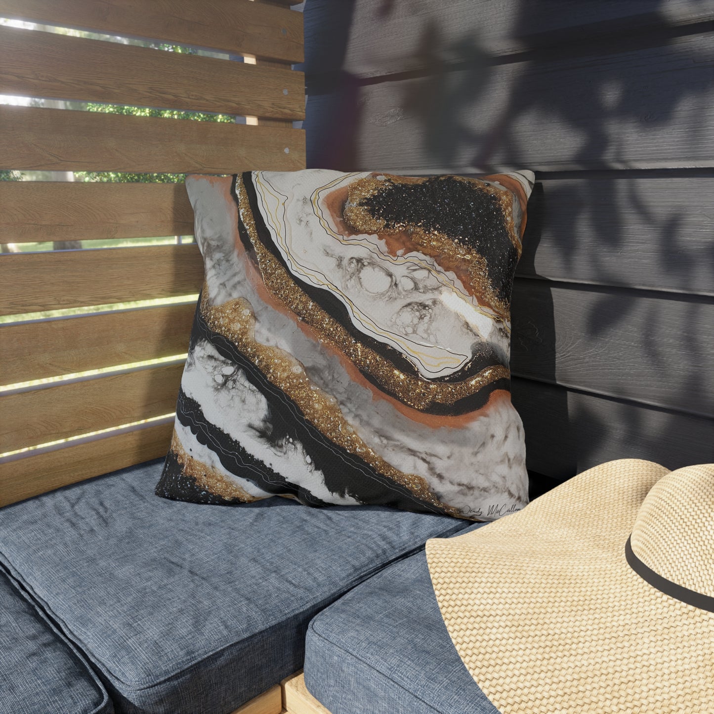 Alchemy Variant Outdoor Pillow - Patio Cushion