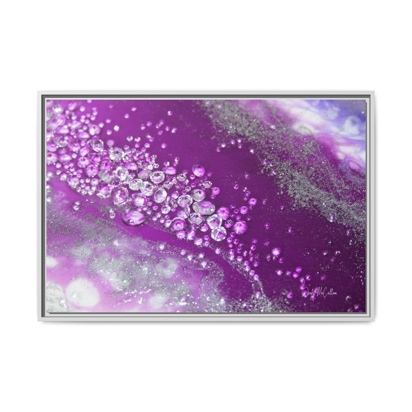 Amethyst Dreams Framed Print - Grace
