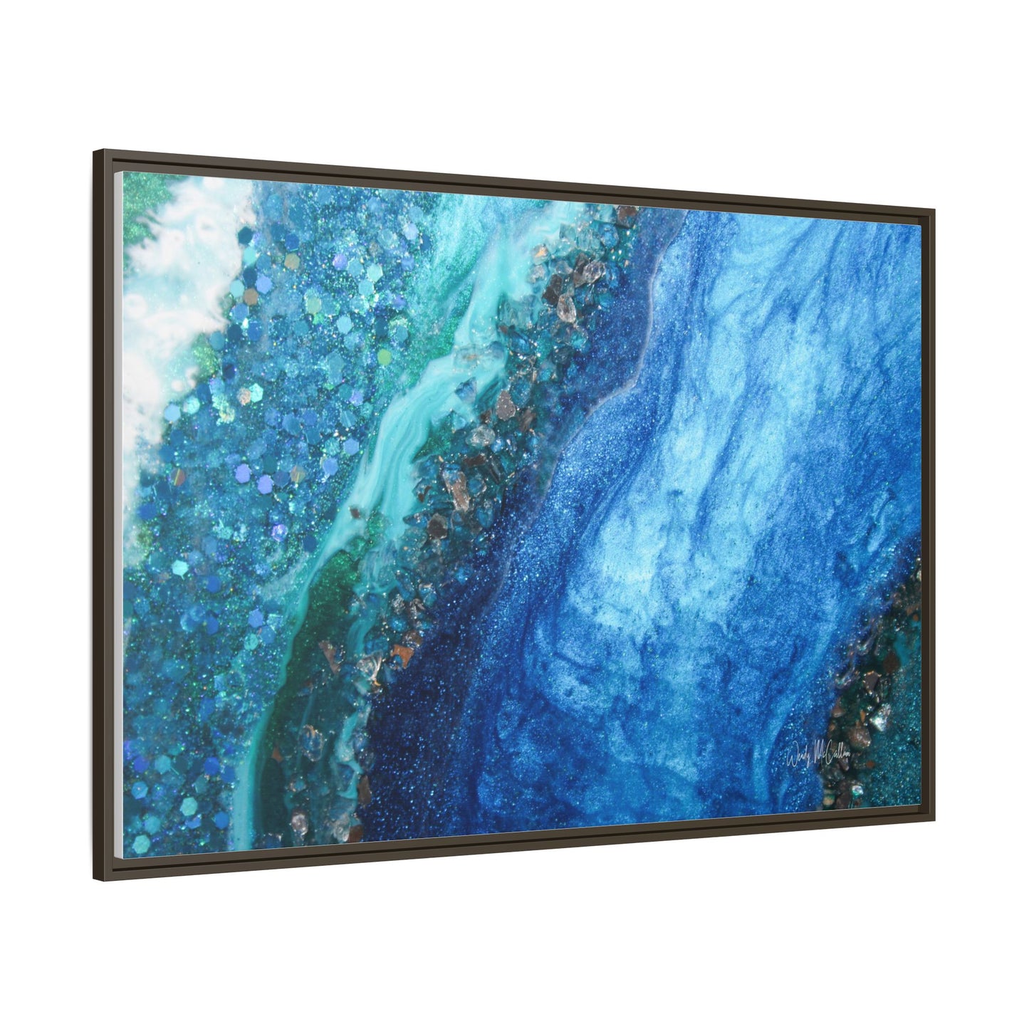 Elucidation Framed Print - Opulence