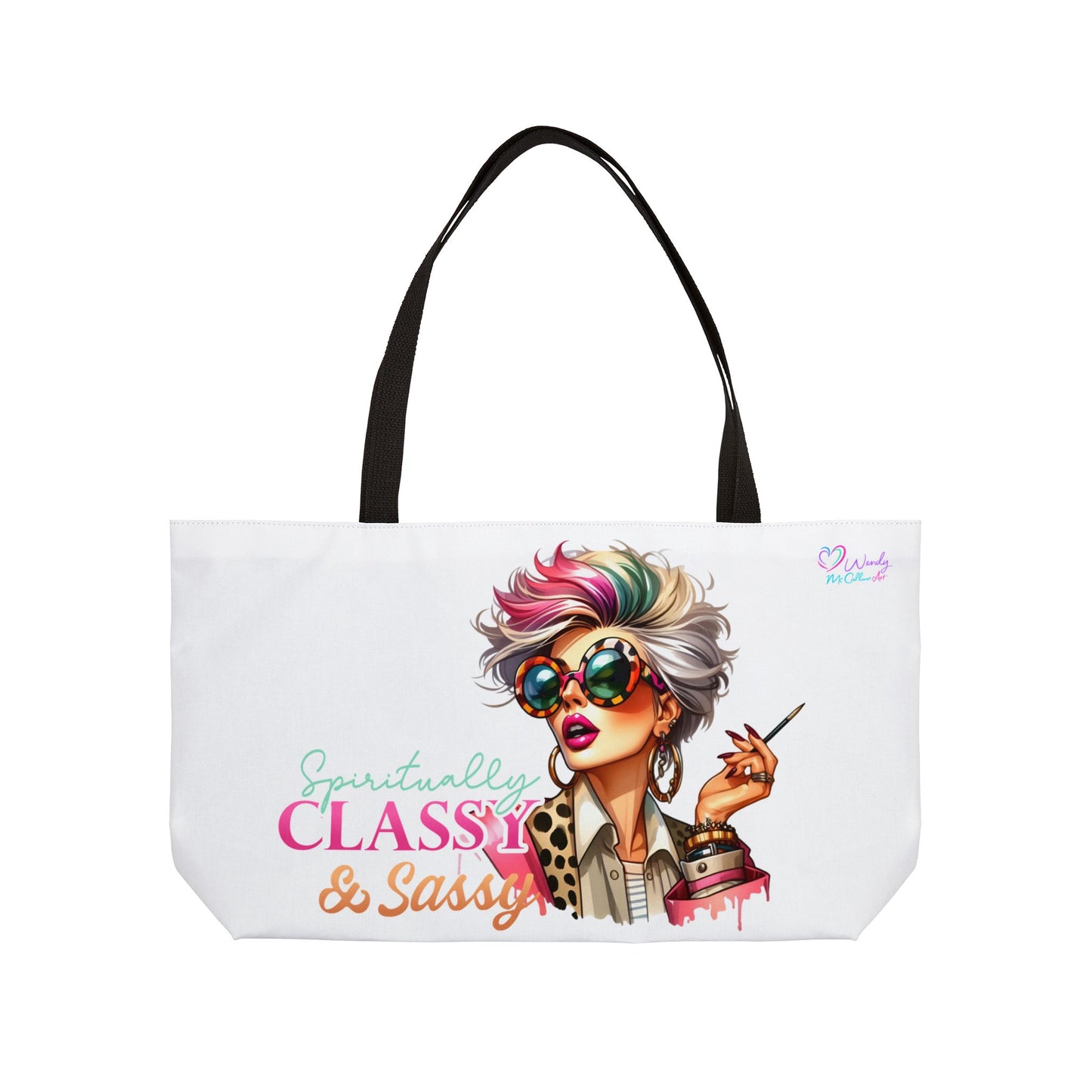 Classy & Sassy Weekender Tote — Spiritual Glam Fashion Travel Bag