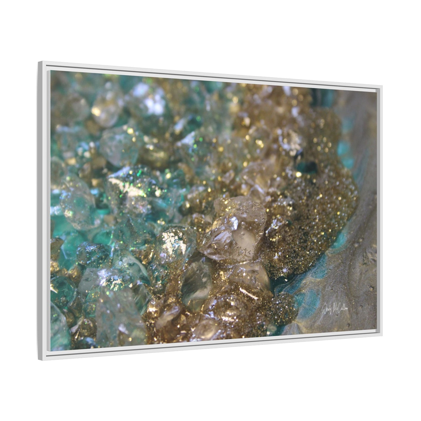 Dioptase Framed Print - Opulence