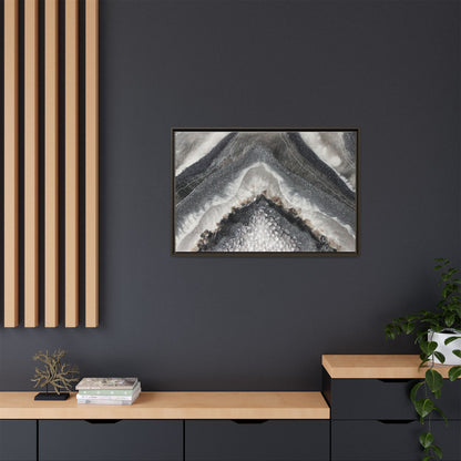 Grey Moonstone Framed Print - Splendour