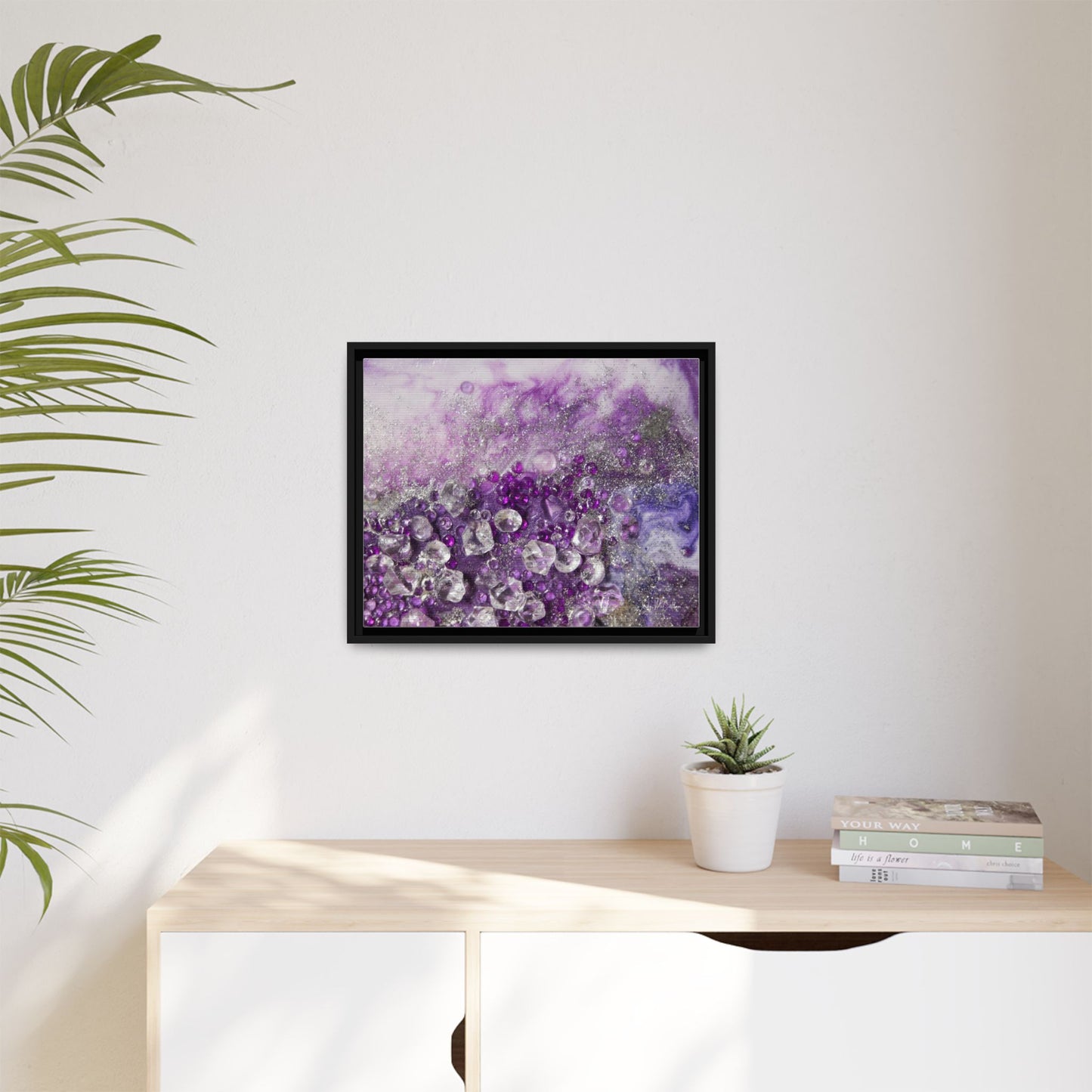 Amethyst Dreams Framed Print - Elegance