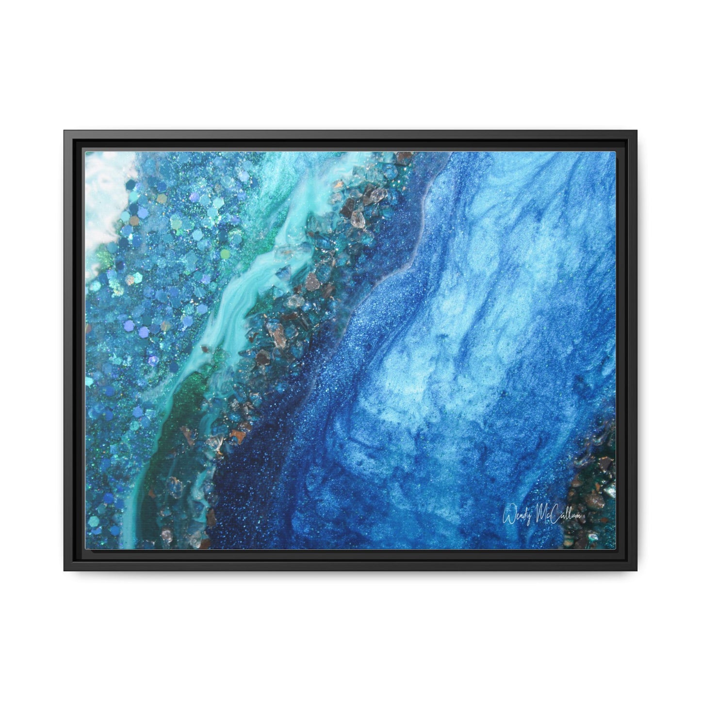 Elucidation Framed Print - Opulence